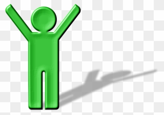 Stick Figure With Shadow Clipart