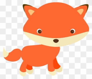 Fox Clipart Transparent Background - Transparent Background Cute Animals Clipart - Png Download