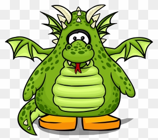 Official Club Penguin Online Wiki - Green Dragon Club Penguin Clipart