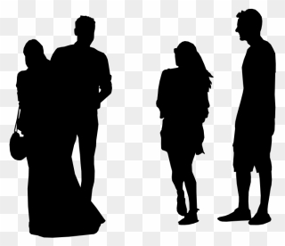 Png Black Human - Silhouette People Png Black Clipart