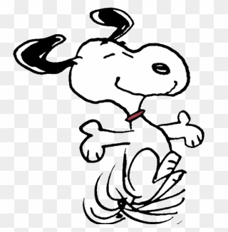 Transparent Snoopy Clipart - Dancing Snoopy - Png Download