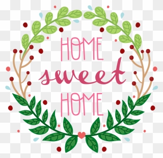 Pin By Mary On - Kata Kata Home Sweet Home Clipart