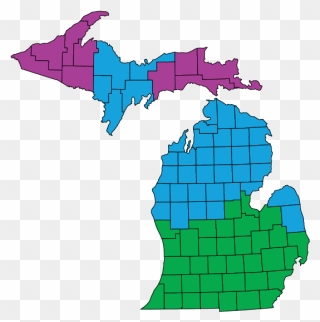 Michigan Climate Zones - Map Blue Lake Fine Arts Camp Clipart