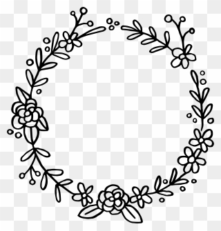 Free Free 190 Simple Flower Wreath Svg SVG PNG EPS DXF File