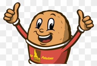 Spuddy Buddy With Two Thumbs Up - Famous Potatoes Spuddy Buddy Png Clipart