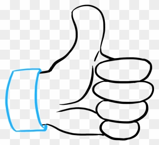 How To Draw Thumbs Up Sign - Thumbs Up Drawing Clipart