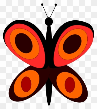 Spring Butterfly Clip Art Free - Png Download