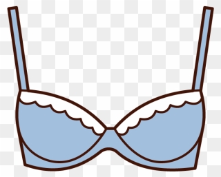 Illustration Of Bra And Women"s Underwear - Brassiere Clipart