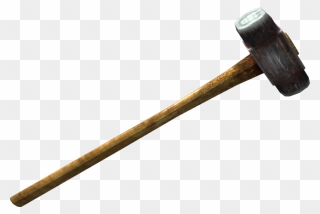 Old Police Baton - Sledge Hammer Png Clipart