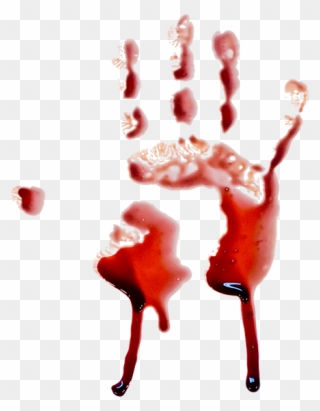Download For Free Blood Png Picture - Blood Hand Png Clipart