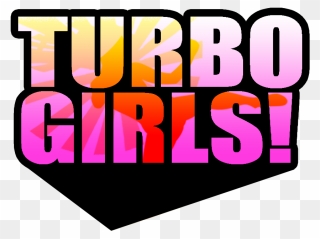 Turbo Girl Text - Graphic Design Clipart