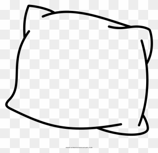 Bed Pillow Coloring Page - Pillow Disegno Clipart
