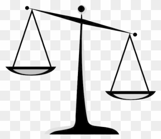 Weight Balance Transparent - Scales Of Justice Clip Art - Png Download