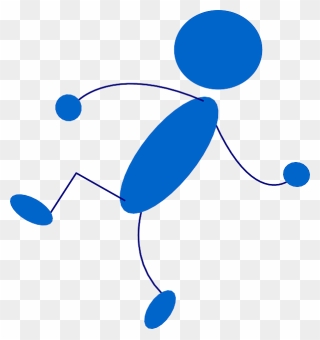 Blue, Stick, People, Man, Figure, Person, Throw - Stick Man Throwing Clipart