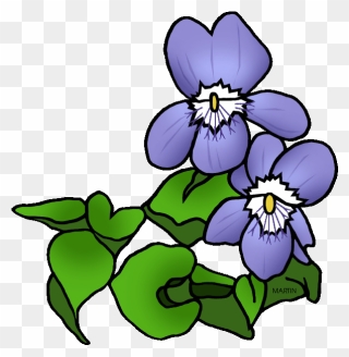 Island Flower Clipart Jpg Freeuse Download United States - Clip Art Violet - Png Download