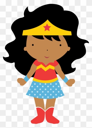 Ela Escolheu "mulher Maravilha - Wonder Woman Cute Png Transparent Clipart