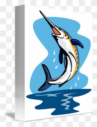 Marlin Clipart Long Fish - Blue Marlin - Png Download