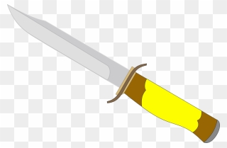 Knife Clipart Animation - Hunting Knife Clipart - Png Download