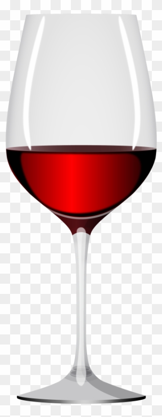 Glass Of Red Wine Clipart - Png Download