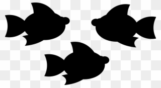 Ornamental Fish Computer Icons Silhouette Akwarystyka - Silueta De Animales Marinos Clipart