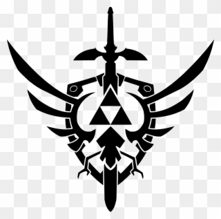 Maybe As A Tattoo Triforce - Master Sword With Triforce Clipart