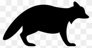 Raccoon Facing Right Svg Png Icon Free Download - Raccoon Silhouette Png Clipart