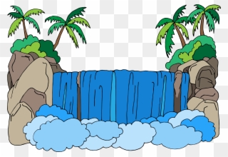 Png, With Transparency - Air Terjun Vektor Png Clipart