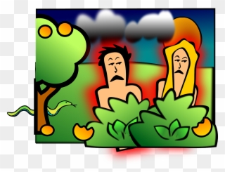 Adam And Eve Clip Art - Png Download