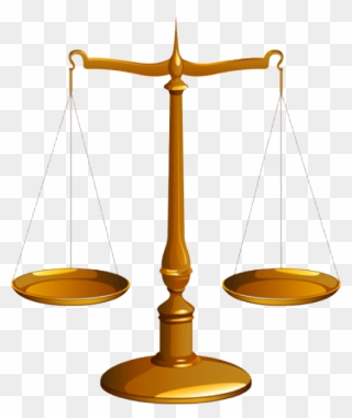 Scale - Balance Beam In Court Clipart