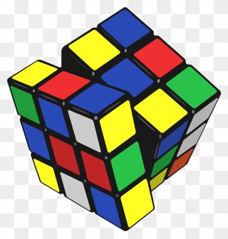Improve Your Mental Speed - Rubik's Cube Vector Png Clipart