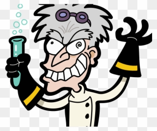 Evidence Clipart Private Eye - Mad Scientist - Png Download