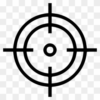 Crosshair Aim Shoot Target - Png Target Clipart