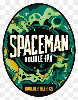 3 Boulder Beer Spaceman Oval - Jpeg Clipart