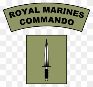 Open - Royal Marines Commando Dagger Clipart