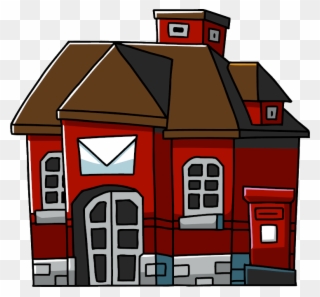 Post Office - Post Office Cartoon Png Clipart