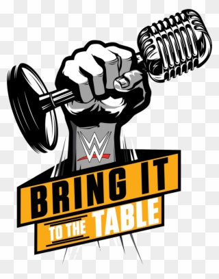 Dumbbell Banner Free Download Huge Freebie - Wwe Bring It To The Table Logo Clipart