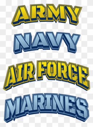 Army, Navy, Air Force, Or Marines Decals Sticker - Navy Clipart