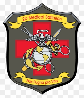 2d Medical Battalion Nos Pugna Pro Vita - Medic Symbol Usmc Png Clipart