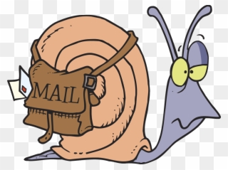 Clip Transparent Download Philippines Postal Service - Snail Delivering The Mail - Png Download
