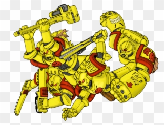 Angry Marines To The Rescue - Warhammer Angry Marines Clipart
