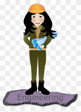 Engineering Is Building Things - Cartoon Clipart