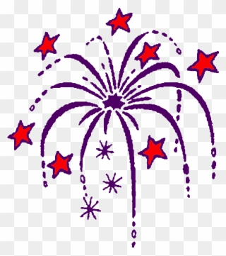 Mounds View Festival In The Park - Fireworks Clip Art Black And White - Png Download
