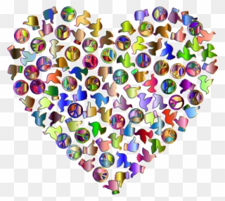 Line Point Heart - Clip Art - Png Download