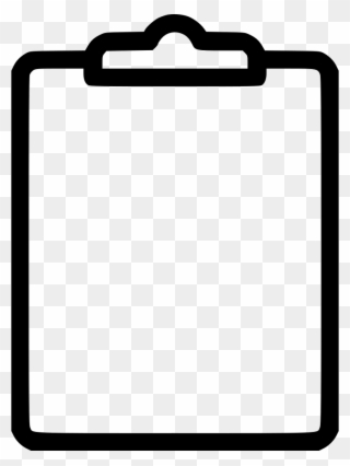 Black And White Stock Clipboard Clipart Png - Transparent Clip Board Clip Art