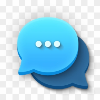 Sms Transparent - Sms Blue Icon Png Clipart