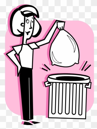 2 - - Take Out The Garbage Cartoon Clipart