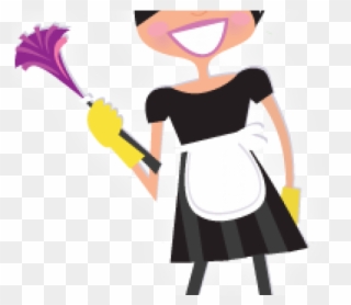 Dust Clipart House Maids - Maid Cleaning - Png Download