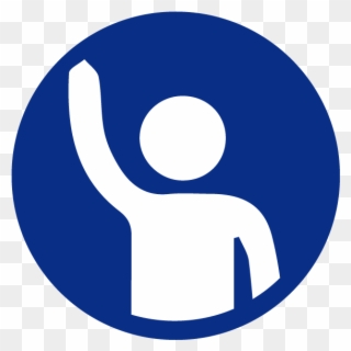 Interested In Getting Involved With The Pto - Raise Your Hand Icon Clipart