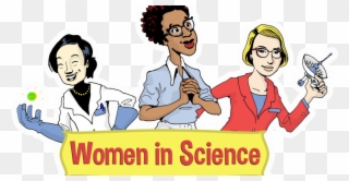 Rules Clipart Science Lab - Women In Science Cartoon - Png Download