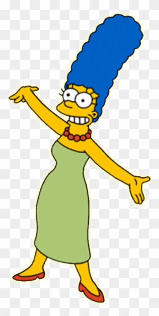 The Simpsons Clipart Marge Simpson - Marge Simpson Webbed Feet - Png Download